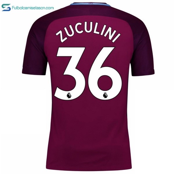 Camiseta Manchester City 2ª Zuculini 2017/18